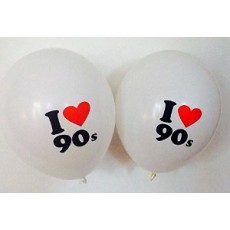 I Love 90s Balloons x5